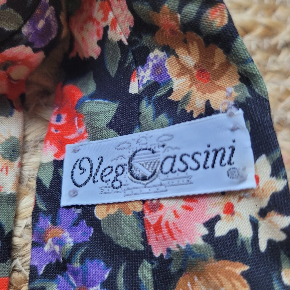 Youth Oleg Cassini floral tie-Gorgeous